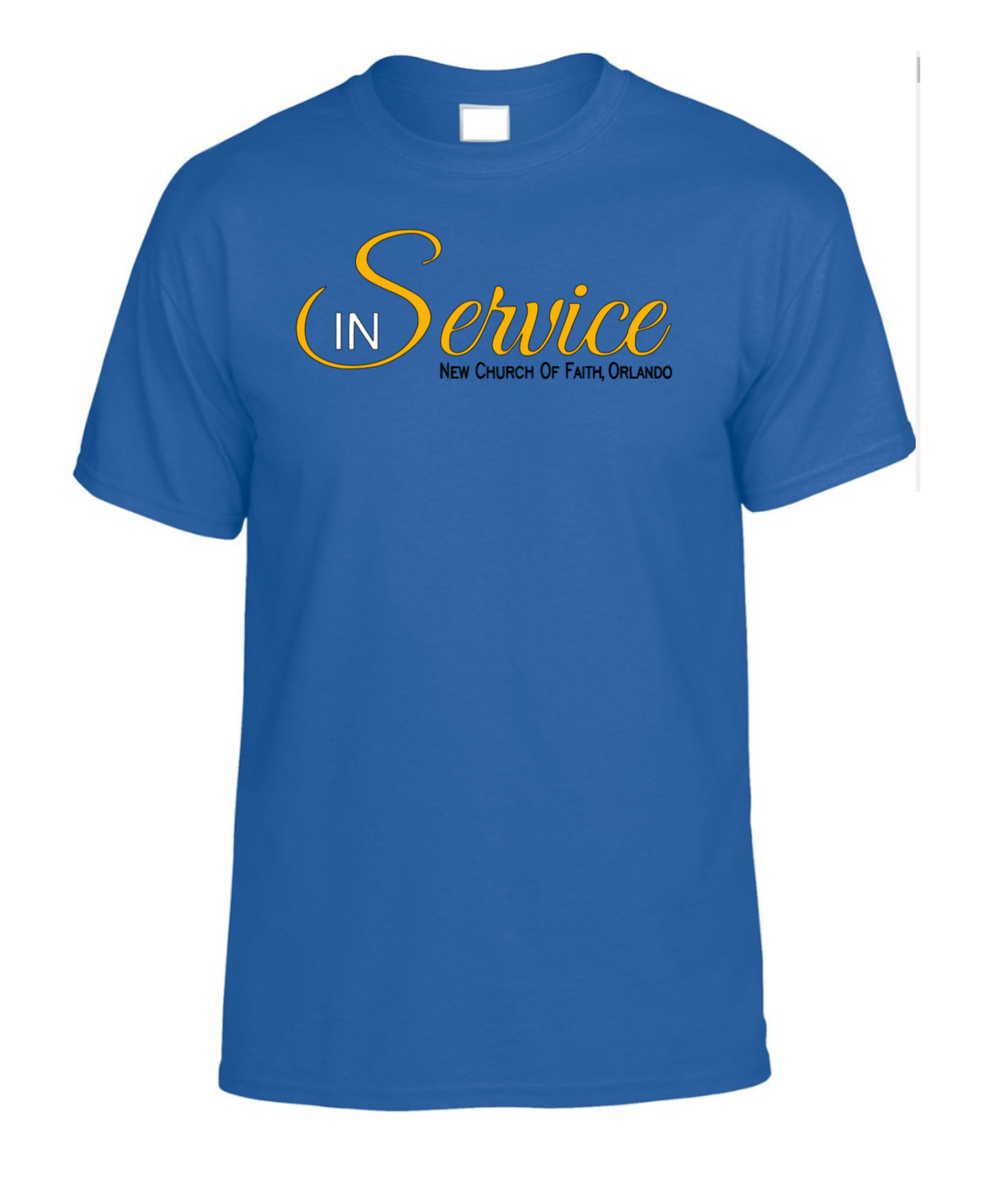 Unisex NCOF Deaconness Outreach T-shirt Regular Fit Gold Royal Blue [S-3XL]