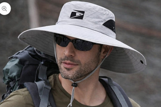 CLOSEOUT SALE! All postal Unisex BUCKET Boonie Safari Fishing Hat Wide Brim Sun 3.75" / 6.8" Visor UPF 50+ While supplies last. [$5]