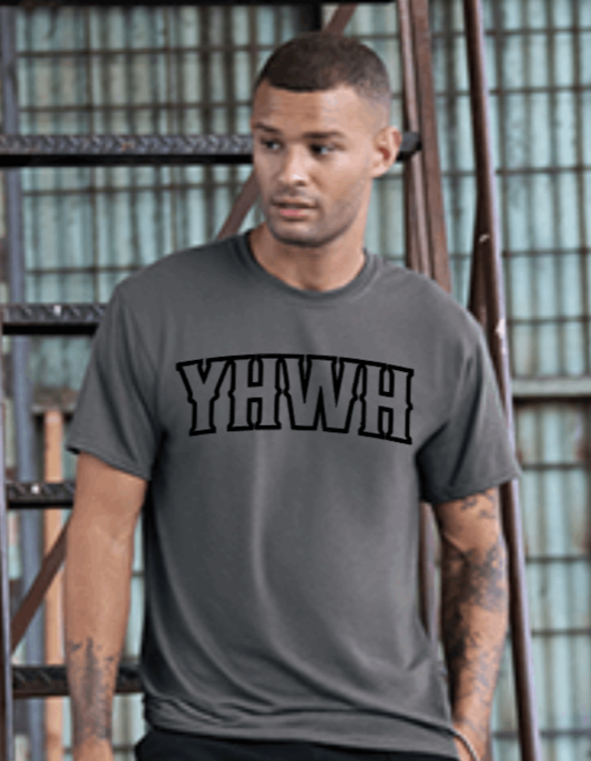 Men's Unisex YHWH Yahweh Christian Religious Positive Inspirational T-shirt by Believe