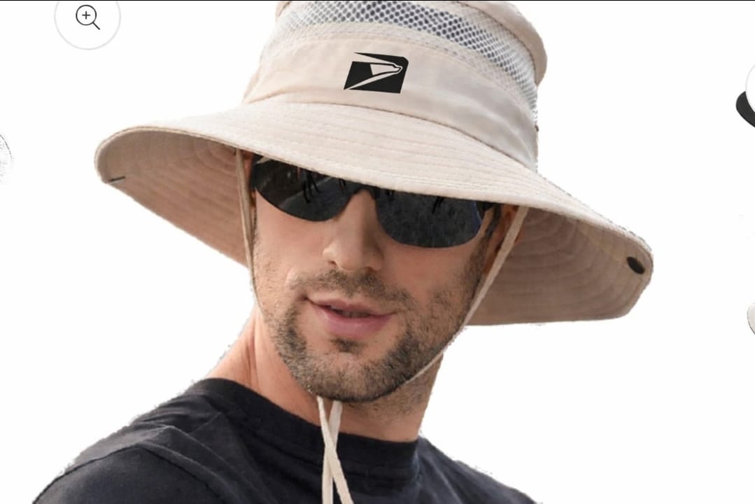 CLOSEOUT SALE! All postal Unisex BUCKET Boonie Safari Fishing Hat Wide Brim Sun 3.75" / 6.8" Visor UPF 50+ While supplies last. [$5]