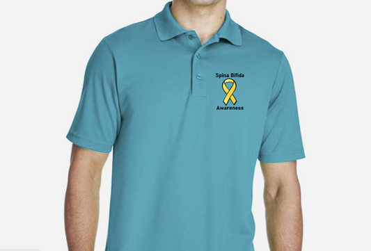Deposit... CUSTOM order for 7 Short sleeve Pique mesh polos TEAL